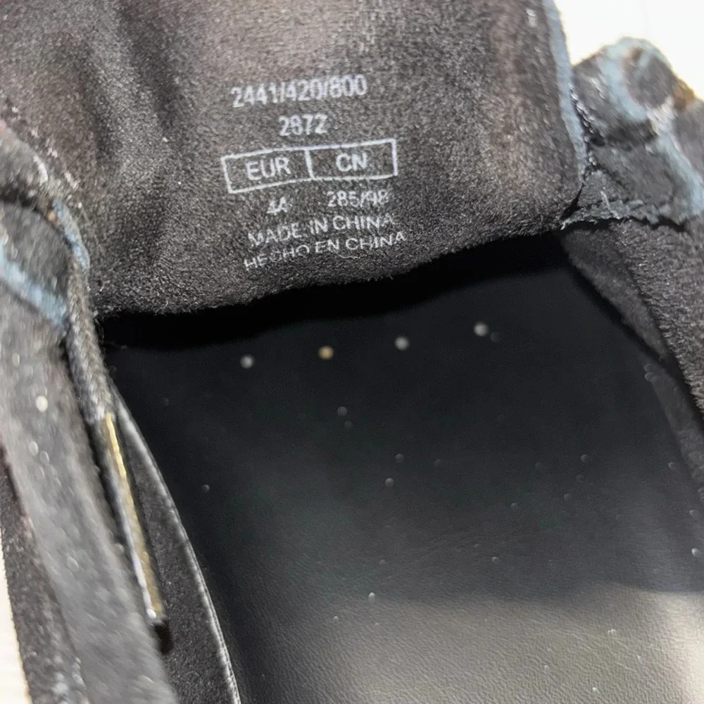 Zara suede moc toe split shoes